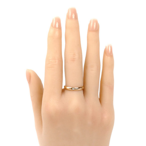 CARTIER 18k Gold Diamond Ring - Picture 7 of 8